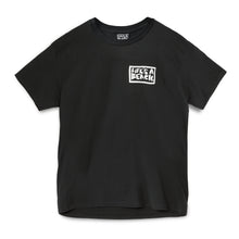 Load image into Gallery viewer, LIFES A BEACH - NO JOKE - TEE - BLACK.
